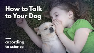 How to Talk to Your Dog According to Science [upl. by Langley]