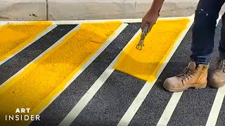 How Road Signs Are Professionally Painted [upl. by Ara]