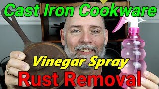 Vinegar Spray Rust Removal [upl. by Towney]