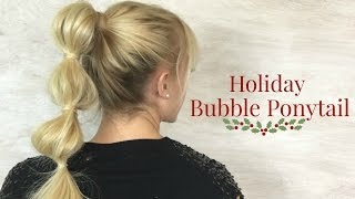 Bubble Ponytail Tutorial [upl. by Eradis641]