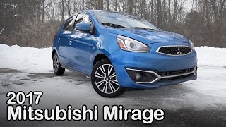 2017 Mitsubishi Mirage Review Curbed with Craig Cole [upl. by Yemaj716]