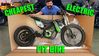 I BOUGHT the CHEAPEST ELECTRIC Pit Bike on the Internet [upl. by Akenat839]