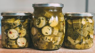 Zucchine sott’olio fatte in casa – La ricetta antichissima della nonna pugliese [upl. by Chuipek]