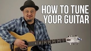 How to Tune Your Guitar For Beginners [upl. by Lewison]