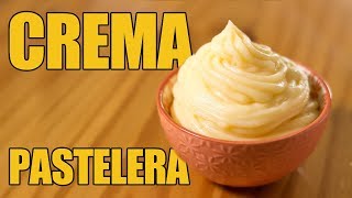 Cómo hacer CREMA PASTELERA  3 pasos [upl. by Seta475]