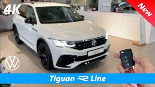 Volkswagen Tiguan R Line 2021  First FULL Indepth review in 4K  Exterior  Interior [upl. by Etnaud834]