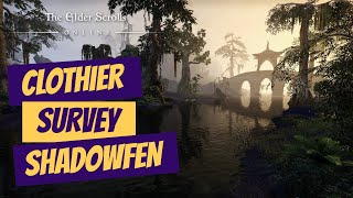 ESO Clothier Survey Shadowfen [upl. by Cormack]