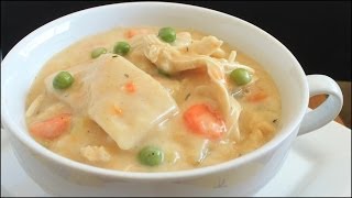 Homemade Chicken and Dumplings [upl. by Nemzzaj]