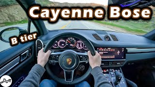 2022 Porsche Cayenne – Bose 14speaker Sound System Review [upl. by Magdala]