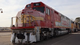 Railfanning at Barstow California [upl. by Ocsecnarf]