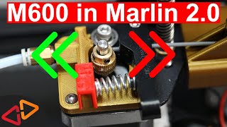 Marlin 20 M600 Filament change setup explained [upl. by Ylrehs894]