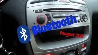 Peugeot 308 How To Pair Your Mobile To The Bluetooth System [upl. by Harol]