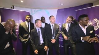 Chelsea FC Players promoting Human Appeal Charity and Chak89 [upl. by Yrrok]