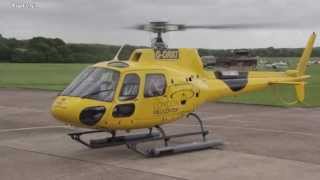 EUROCOPTER Startup Takeoff Landing Redhill aerodrome England [upl. by Dun121]