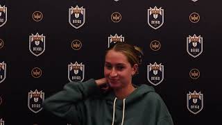 Seattle Reign FC press conference 830 Jordyn Huitema [upl. by Arotak947]