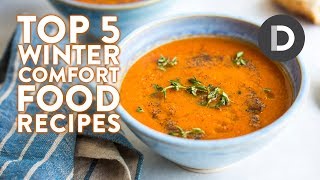 Top 5 X Comfort Food Recipes WINTER RECIPES [upl. by Ayrotal]