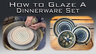 How To Glaze A Dinnerware Set [upl. by Mikaela]