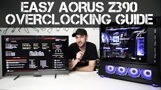 EASY 5GHZ OVERCLOCKING GUIDE  Z390 Aorus Motherboards [upl. by Santana327]