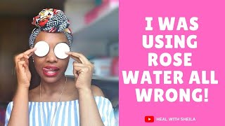 How To Use Rose Water CORRECTLY And Glow [upl. by Derfnam]