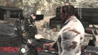 Metal Gear Rising Revengeance  Senator Armstrong Fight  Cutscenes [upl. by Guenna]