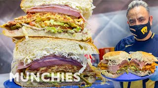 The Biggest Tortas in NYC  Street Food Icons [upl. by Shaya518]