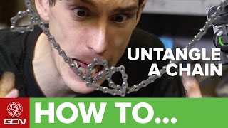 How To Untangle A Bike Chain [upl. by Tyra701]