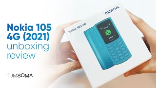 Nokia 105 4G 2021 Blue  Unboxing Review [upl. by Mair]