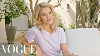 73 Questions With Rosie HuntingtonWhiteley  Vogue [upl. by Lammond534]