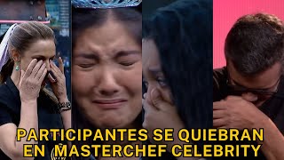 Las lágrimas inundaron a los participantes de Masterchef Ecuador Celebrity [upl. by Sileas]