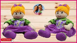 🔴Cómo Hacer una MUÑECA DE TRAPO Paso a Paso detallado la monita  Tutorial Arte en Tus Manos [upl. by Jenny399]