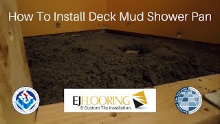 How To Mix Deck Mud For Shower Pan  Columbia MO [upl. by Cheyney]