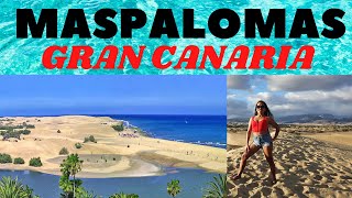 MasPalomas Beach Walk ⛱ and Sand Dunes Must See in Gran Canaria We❤️CanariasTravel Vlog Mads [upl. by Adia]