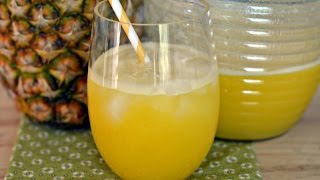 PINEAPPLE JUICE  How To Make Pineapple Juice  SyS [upl. by Crain]