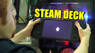 UNBOXING THE STEAM DECK [upl. by Netsrik857]