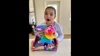 FurReal Walkalots Unicorn Cat  Toy Unboxing [upl. by Acinad721]