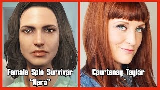 Characters and Voice Actors  Fallout 4 [upl. by Felipe981]