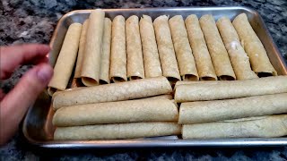 Ground Beef Taquitos  Flautas  Simply Mamá Cooks [upl. by Yerggoeg]