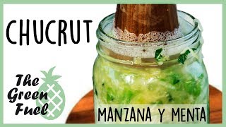 Chucrut De Col Con Manzana Y Menta Superalimento Fermentado  The Green Fuel [upl. by Eiduj]