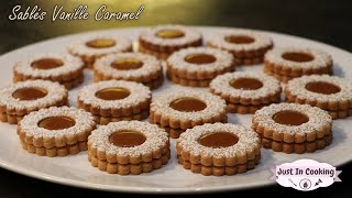 Recette des Sablés à la Vanille et au Caramel au Beurre Salé [upl. by Jude]