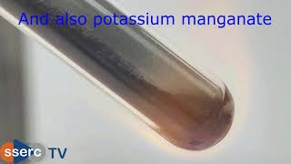 Decomposition of Potassium ManganateVII [upl. by Chancellor]