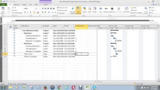 Video 2 How to Create a Project Schedule in MS Project [upl. by Ehud]