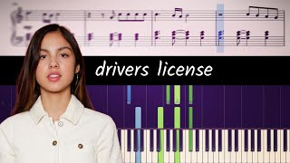 How to play piano part of Drivers License by Olivia Rodrigo [upl. by Nahseez]