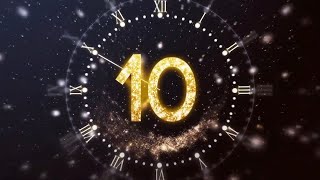 10 second NEW YEAR COUNTDOWN CLOCK 2023 VOICE amp SFX [upl. by Felder161]