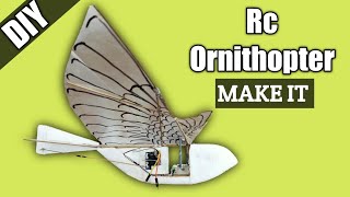 How to make rc ornithopter  homemade rc ornithopter  ornithopter [upl. by Atiras]