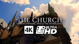 Church 4KUHD  UltraHD  4K Resolution  Digital Cinema  Demo  Dominicanenklooster Zwolle [upl. by Jesh]