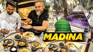 Arab Khaimay Main Nashta ⛺ Arab Breakfast in Tent in Madina [upl. by Barnard]