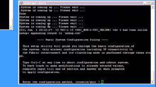 Cisco UCS Initial CLI Setup [upl. by Lazaruk]