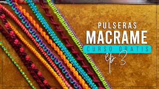 10 PULSERAS FÁCILES Y RÁPIDAS 💥» Ep 31  pulseras de hilo  friendship bracelets ● Curso de Macrame [upl. by Ecinahs]