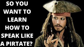 PIRATE VOICE TUTORIAL amp TIPS How to talk like a pirate [upl. by Mobley]