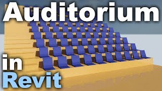 Auditorium in Revit Tutorial [upl. by Chally]